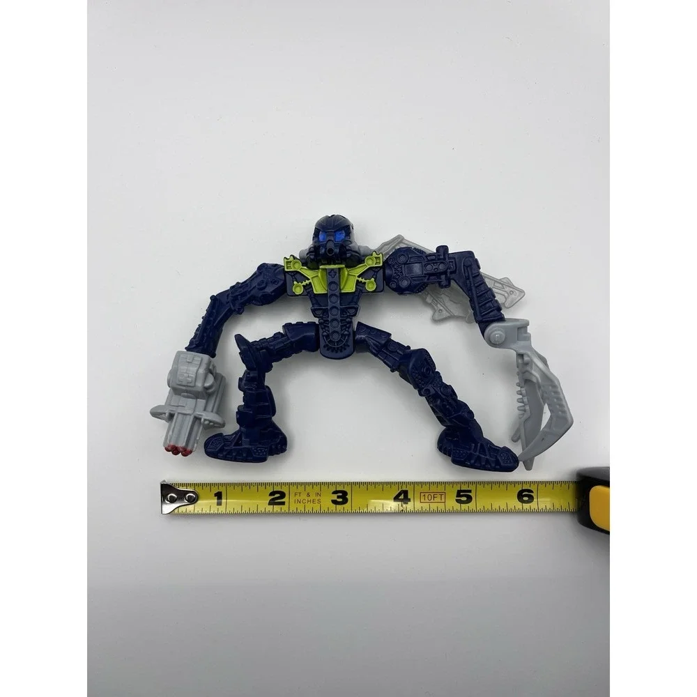 LEGO Bionicle 8930 Dekar Matoran of Mahri Nui -‎ Blue Figure - AS IS / Parts